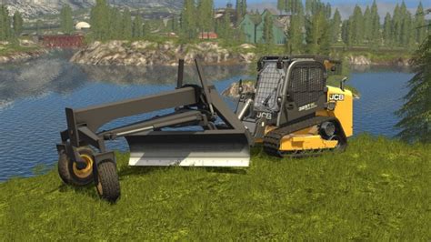 mower attachment for skid steer mods in fs17|BBM Grader Blade .